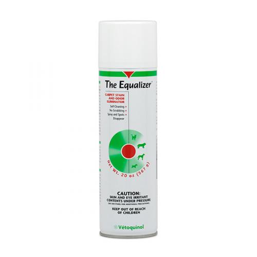 The Equalizer no-scrub pet stain and odor remover from Vetoquinol The Equalizer no-scrub pet stain and odor remover from Vetoquinol
